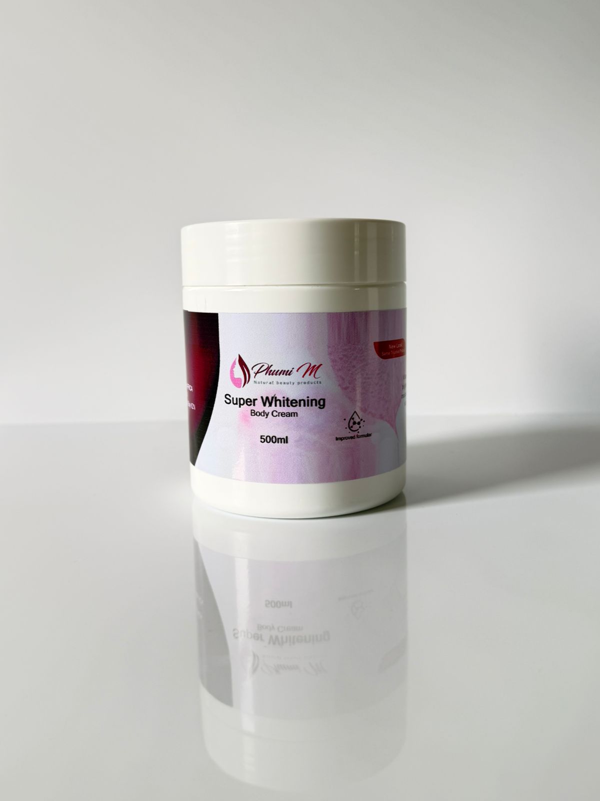 Super Whitening Body Cream — 500 ml — authentic Phumi M product photograph